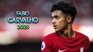 Fábio Carvalho 2023 🌟 Dribbling Skills Assists amp Goals ► LIVERPOOL [upl. by Sirhc361]