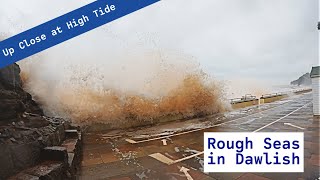 Storm Hits Dawlish Sea Wall so its Time to Explore  Huge Waves Hit Trains [upl. by Kirbie]