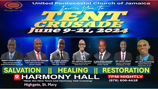 Friday June 21 2024  REGION 4 TENT CRUSADE 2024  Harmony Hall Highgate St Mary [upl. by Aivuy]