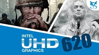 Rendimiento de 10 Juegos modernos en Intel UHD Graphics 620 [upl. by Ylrehs870]