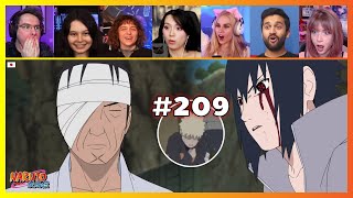 Naruto Shippuden Episode 209  Danzos Right Arm  Reaction Mashup ナルト 疾風伝 [upl. by Ellehcyt]