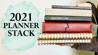 2021 PLANNER amp JOURNAL STACK  Q4 Wrap up [upl. by Niawd258]