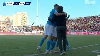 Giovanni Di Lorenzo Goal Cagliari vs Napoli 01 Goals and Extended Highlights [upl. by Annalee790]