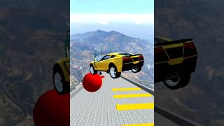 Corvette C7 Car Crashing 6  Mega Car Crash Simulator  shorts gaming mysterxgaming [upl. by Etram]