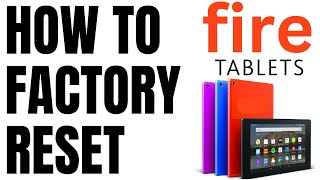 How to Factory Reset Your Amazon Fire Tablet  Forgot Password Reset [upl. by Wallinga]