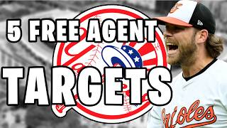 5 Free Agents Yankees ARE TARGETING [upl. by Ardnekat]