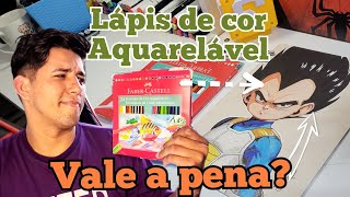 comprei o lápis de cor AQUARELÁVEL da FABER CASTELL  valeu a pena [upl. by Charil118]