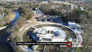 Amery Wastewater Treatment Plant Improvements Aerial 12524 [upl. by Oirotciv]