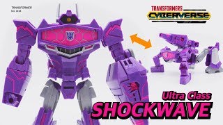 Transformers  Cyberverse Ultra SHOCKWAVE spider tank Robot toy トイズ video review [upl. by Riha768]