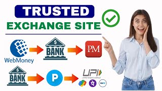 WebMoney To INR  Perfect Money To UPI  Trusted Currency Exchange Site  INR To Perfect Money [upl. by Obe]