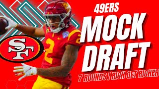 49ers 2024 MOCK DRAFT  The Rich Get Richer [upl. by Nnywg]