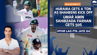 Mohammad Huraira Gets a Ton as Shaheens Kick Off  Umar Amin Sahibzada Farhan Gets 50s  India Squad [upl. by Stedmann]