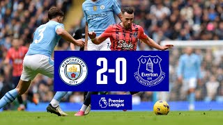 PREMIER LEAGUE HIGHLIGHTS MANCHESTER CITY 20 EVERTON [upl. by Nino112]