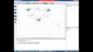 connecting 3 routers in GNS3 [upl. by Devine]