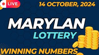 Maryland Midday Lottery Results For  14 Oct 2024  Pick 3  Pick 4  Pick 5  Powerball Cash4life [upl. by Araz]