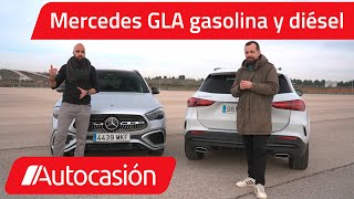 Mercedes GLA 2024 gasolina y diésel⭐ ¿CUÁL ES MEJOR ⭐ Prueba  Review en español  Autocasión [upl. by Adnyl]