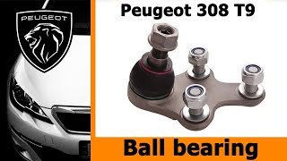 Replacement of the Peugeot 308 T9 ball bearing Without a puller Useful tips [upl. by Greggs]