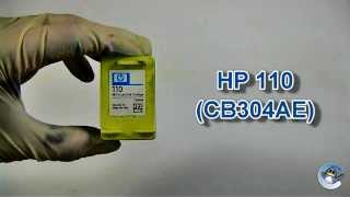 How to Refill HP 110 CB304AE Colour Ink Cartridge [upl. by Ane]