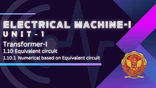 1101 Numerical based on Equivalent circuit  EE402 [upl. by Ahsimal]