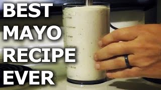 BEST Mayonnaise Recipe EVER  How to Make Homemade Mayo  BroBryceCooks [upl. by Kandace]