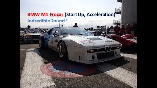 BMW M1 Procar Start Up Acceleration Incredible sound [upl. by Acsehcnarf]