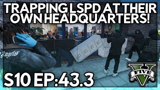 Episode 433 Trapping LSPD At Their own Headquarters  GTA RP  GW Whitelist [upl. by Drugge]