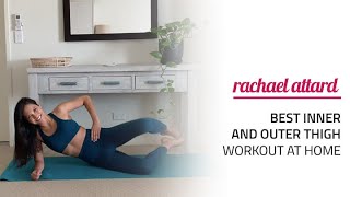 GET RID OF THIGH FAT BEST INNER AND OUTER THIGH WORKOUT  RACHAEL ATTARD [upl. by Serg713]