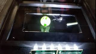 Cloud Chamber with Uranium Americium and Tritium [upl. by Yarezed]