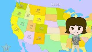 The 50 States Song [upl. by Hamrnand]