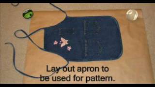 Making a Childs Apron Pattern [upl. by Attennyl346]