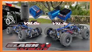 VXL3S OR VXL6S both ran on 3S which is better in the Traxxas slash 4x4 [upl. by Savannah]