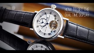 Thomas Earnshaw How to Set the Dual Time Display [upl. by Komsa848]