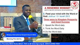 Renewing Your Mind by Pst Kofi A [upl. by Adnauqaj]