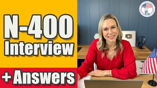 US Citizenship Interview  N400 Naturalization Interview Simulated Interview Questions amp Answers [upl. by Goldner774]