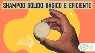 Como fazer SHAMPOO SÓLIDO eficiente e com BAIXO CUSTO  faça seu shampoo vegano e ecológico [upl. by Deevan]