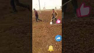 Route Marking Before Trenching Farmland [upl. by Cinnamon677]