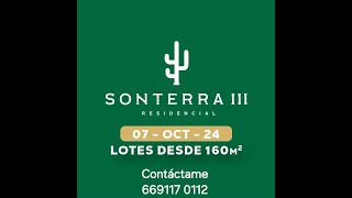 PREVENTA DE LOTES RESIDENCIALES EN SONTERRA III [upl. by Renat232]