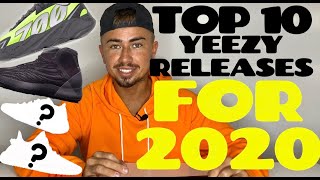 TOP 10 YEEZYS COMING IN 2020 [upl. by Thirza344]