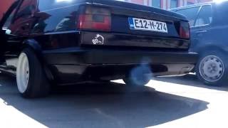 Jetta 2 Gti Vs Golf 2 Gti Pucanje turaza vw Fest Zivinice 2016 Krbulja Maid [upl. by Nissie]