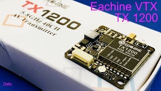 Eachine TX1200 VTX Review [upl. by Novyart]