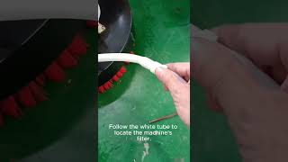 How to check and clean the filter of floor scrubber machine SUNMAX RT15 industrialfloorscrubber [upl. by Spike463]