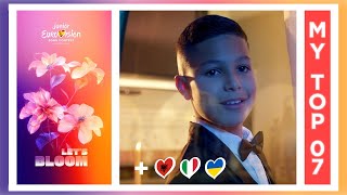 🇪🇸 Junior Eurovision Song Contest 2024 • My Top 7 So Far [upl. by Tiny]