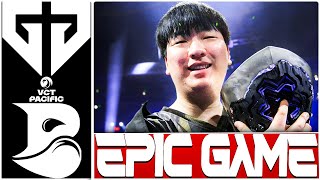 DERYEON INSANE ACE vs T3XTURE IN EPIC GAME GenG vs BLEED  VCT Pacific 2024  VALORANT [upl. by Anide432]