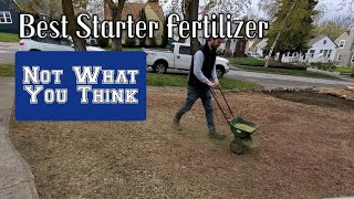 The Best Starter Fertilizer For Grass Seed Is DIY [upl. by Charleton]