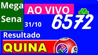 Resultado da QUINA CONCURSO 6572 [upl. by Lever977]