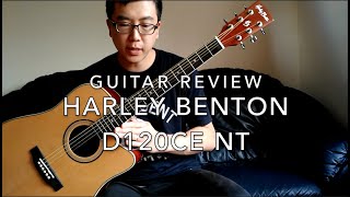 €75 Harley Benton D120CE NT Acoustic Guitar Review [upl. by Osithe471]