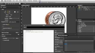 Adobe Edge Animate CC Tutorial  Using The Code Panel [upl. by Acirt]