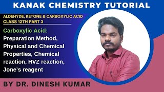 Carboxylic Acid  Part 3  12th  Preparation Methods Chemical amp Physical Properties  HVZ reaction [upl. by Reis428]