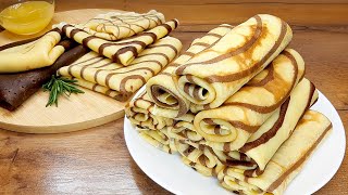 So haben Sie Crêpes noch nie gemacht Das Geheimnis der Herstellung dieser Crêpes wird gelüftet [upl. by Ainirtak870]