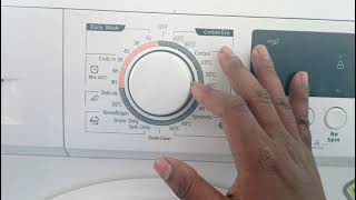 kelvinator front load washing machine without display DEMO use full details [upl. by Arella478]